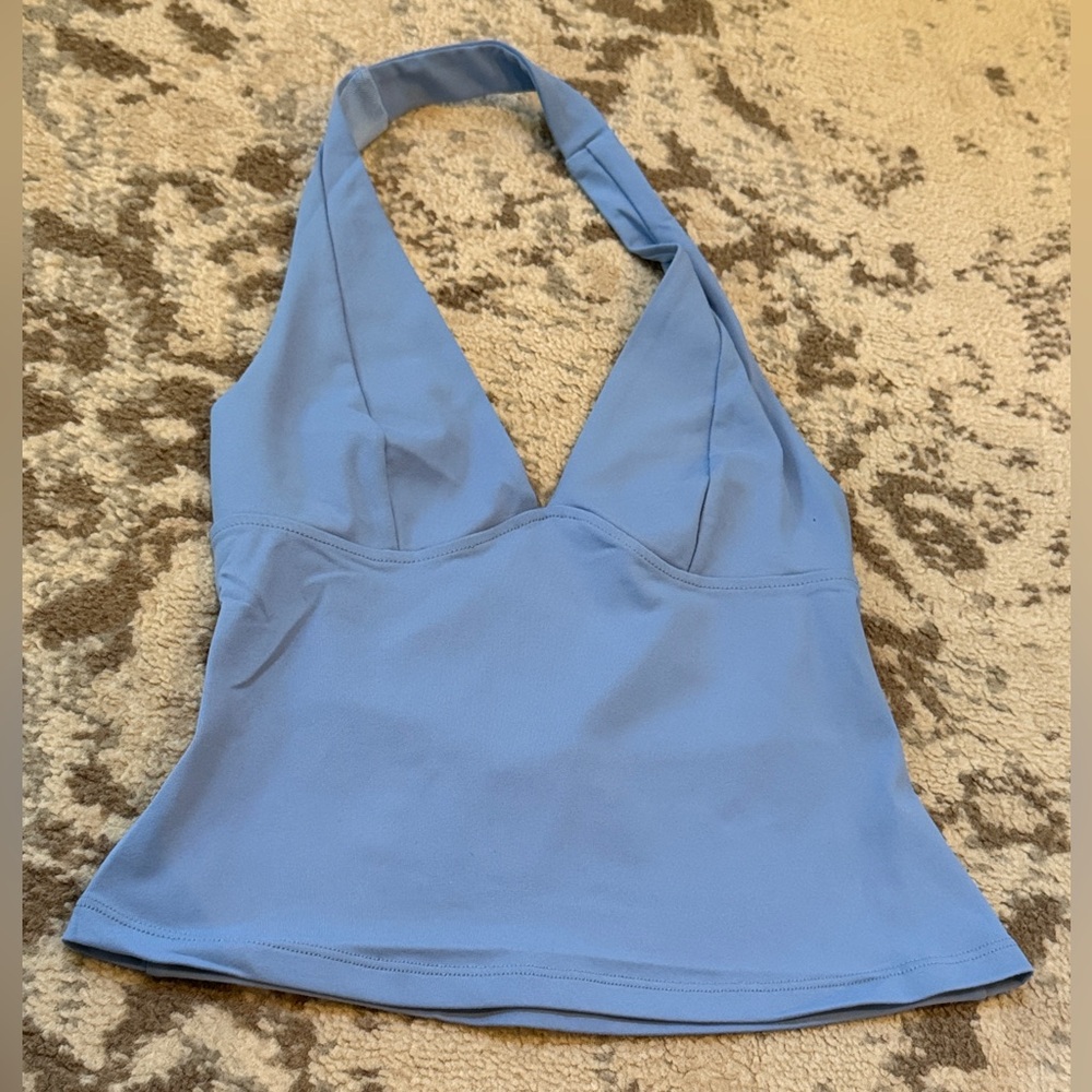 NWT Intimately Free People Light Blue Halter Top XS